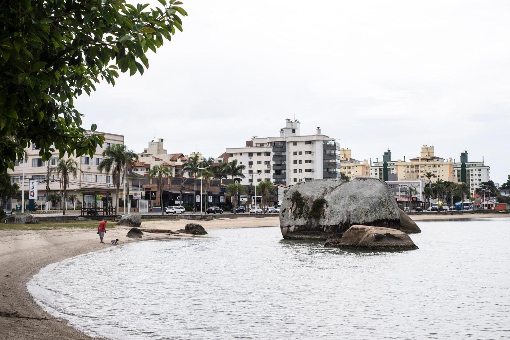 דירות Florianópolis Vista Mar Na Via Gastronomica Coqueiros Coq2 מראה חיצוני תמונה
